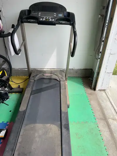 Get your fitness journey started with this FreeSpirit treadmill, perfect for home workouts with adju...