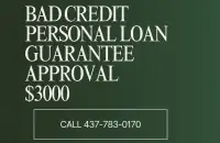 Bad credit loan Same day approval! No interest fee 4377830170