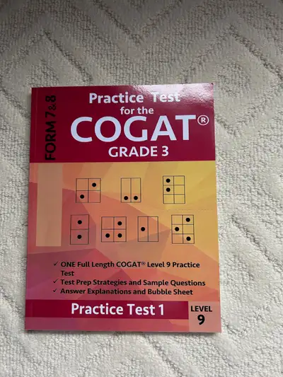 COGAT grade 3, View more