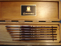ESCODA WATER COLOR BRUSHES. NEW.