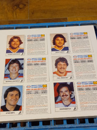 1983-84 Esso Hockey Stars TV Cash Game Scratch Tickets Set of 21