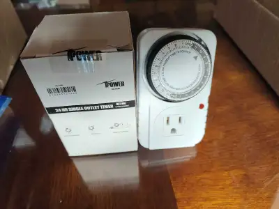Single Outlet Timer 24 hour, View more