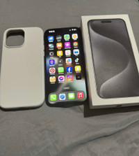 Apple iPhone 15 Pro Max Black Titanium Like New
