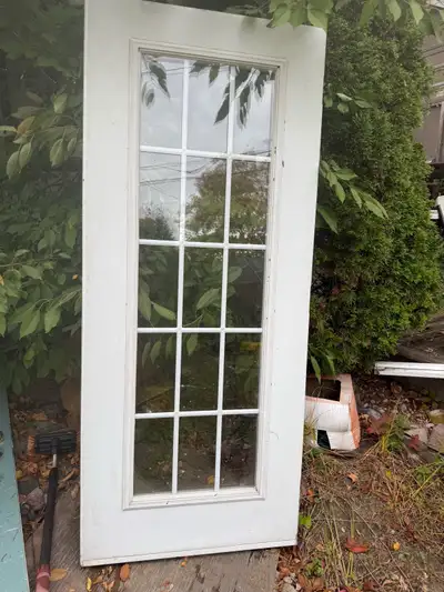 exterior doors -- 34x80 ming condition exterior door, View more