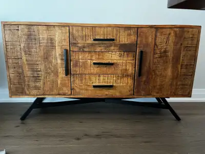 Rare Wazo Solid Mango Wood Sideboard – Discontinued, View more