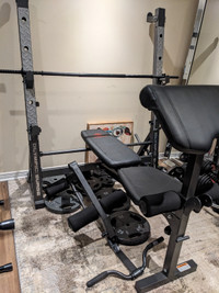Marcy Olympic Bench with Accessories  ( no weights)
