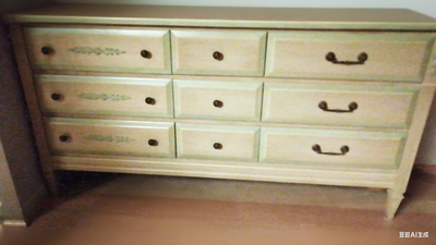 solid wood vintage chest dresser with 9 drawers, View more