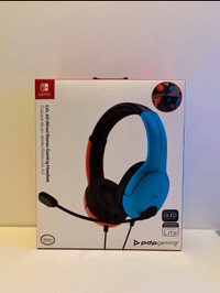 Nintendo Switch LVL 40 Wired Stereo Gaming Headset OLED Lite PDP