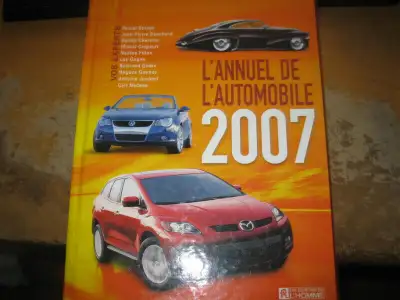 L'Annuel de l'Auto. Vendu en lot ou séparément. 25.00$. chaque. Bonne condition. Voir autres annonce...