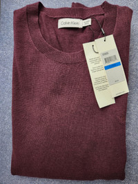 New, Calvin Klein Men Sweater, Size XL