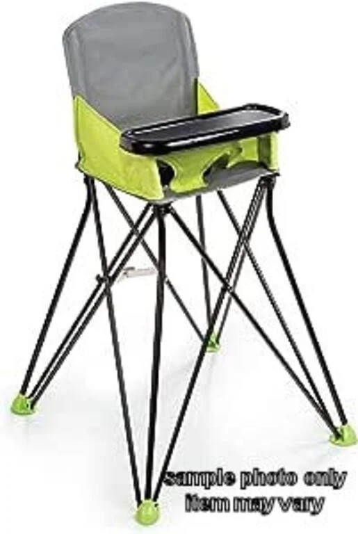 Summer Infant Pop 'N Sit Portable High Chair, Lime in Feeding & High Chairs in Burnaby/New Westminster