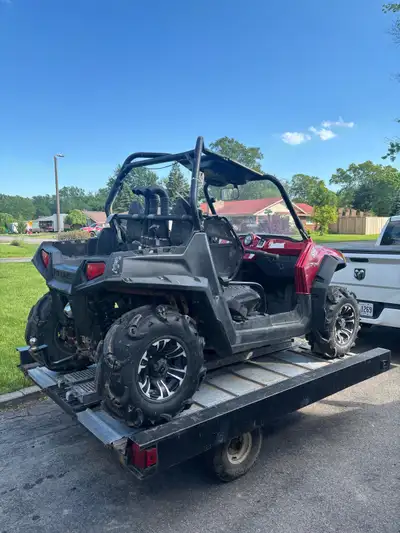 RZR AND TRAILER PACKAGE DEAL Runs goes great Currently only two wheel drive which would require fron...