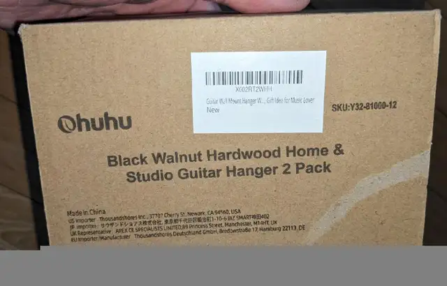 2 Pack Ohuhu Guitar Wall Hanger in Guitars in Mississauga / Peel Region - Image 6