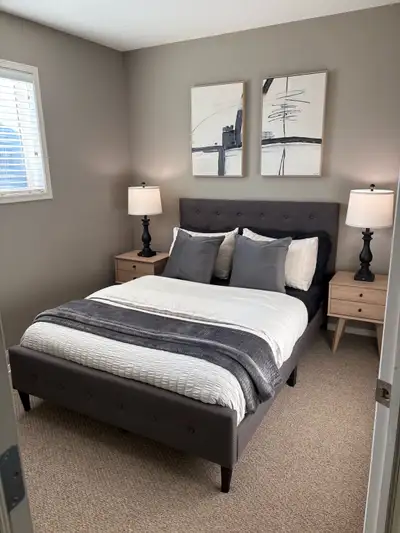 Professional male looking for ONE person to share three bed, three full bath home in Nw Airdrie. Cho...