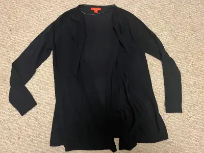 ladies S navy blue cardigan , View more