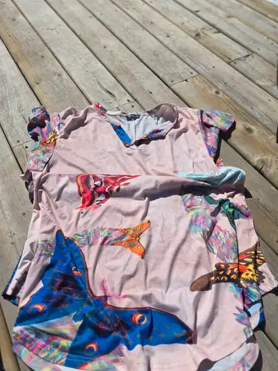 free 1x women's butterfly top, View more
