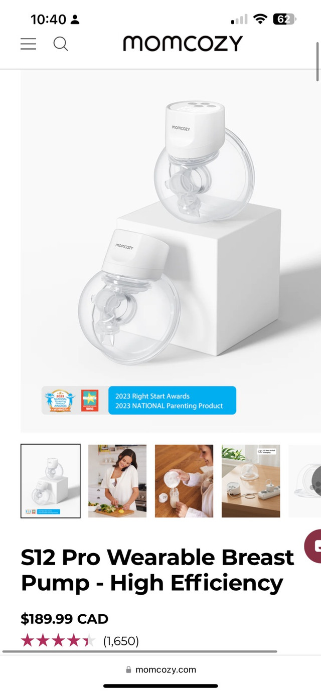 Momcozy s12 Pro breast pumps  in Feeding & High Chairs in Kingston