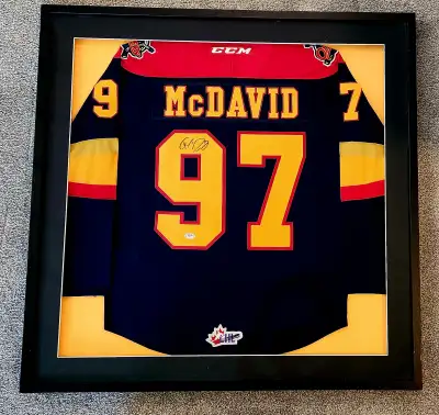 Connor McDavid signed Junior Erie Otters Jersey $1,400 OBO Auto, View more