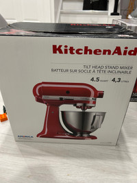 Kitchen Aid stand mixer in Red 