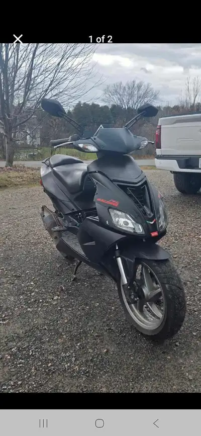 2009 aprilia sr50 70cc malosi Extra scooter with many parts Won't start after winter/Starter issue N...