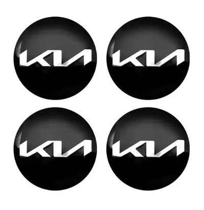 4pcs Car Wheel Center Cover Stickers for KIA *** IF YOU SEE THIS AD, THE ITEM IS AVAILABLE. NO NEED...