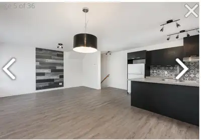 4 1/2 moderne sur 2 étages à louer