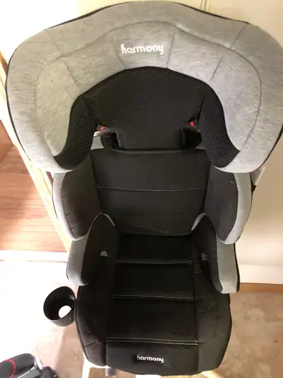 Harmony baby car seat In excellent condition and Graco booster seat again in excellent condition bou...