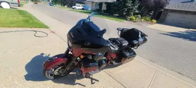 2024 Indian roadmaster elite, is a numbered bike # 101 of 350, with cherry black and cherry red pain...