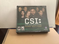 CSI Dark Motives CD Rom Game