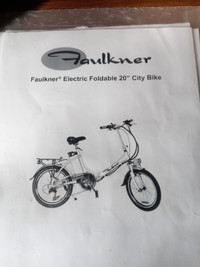 Faulkner Electric Folding Bike