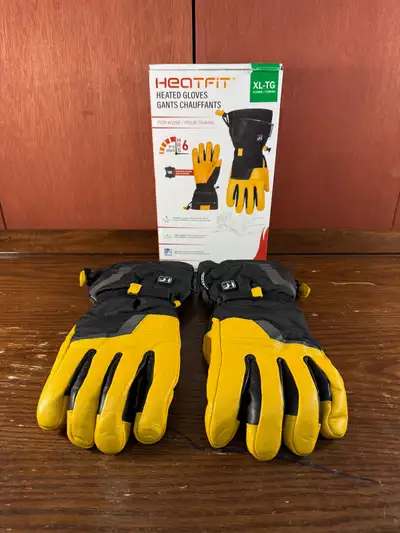 HEATFIT Heated Work Goatskin Gloves Size Extra Large , View more