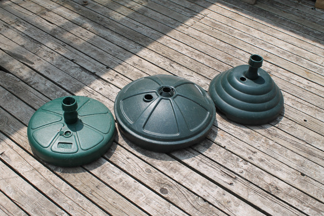 3 Patio Umbrella Stands ,  For Sale .. in Patio & Garden Furniture in Saint John - Image 2