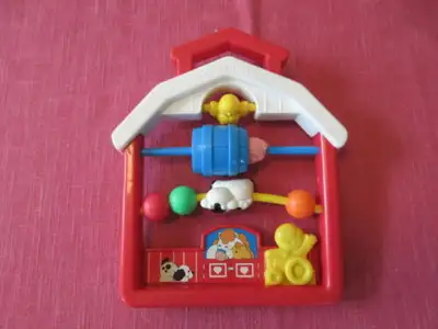 Vintage Fisher Price Farm Crib Toy Hard Plastic Activity Center, View more