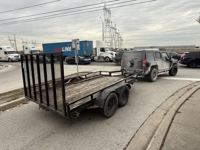 12 x 6.5 feet wide LANDSCAPE TRAILER Only $2k now! in Tool Storage & Benches in Oakville / Halton Region - Image 4