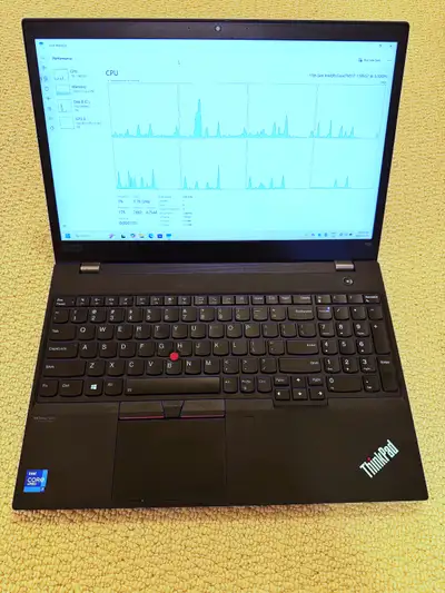 ThinkPad Lenovo T15-Gen2-i7_11Gen-16GB-Touch-Mint Condition, View more