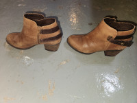 Aldo leather ankle boots with heel