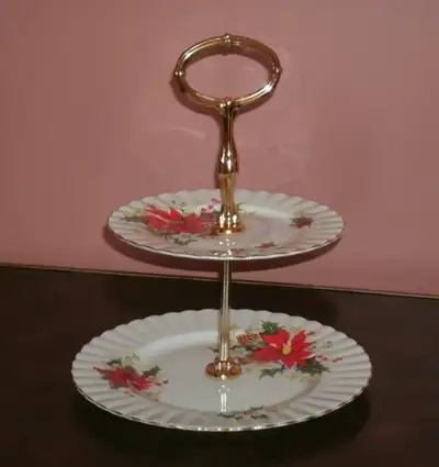 Vintage 1973/74 Royal Albert Bone China 2-Tier Plate, View more
