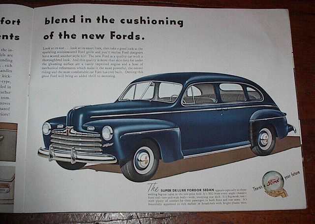 1948 Original Ford Car Sales Brochure in Arts & Collectibles in Annapolis Valley - Image 2