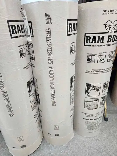 Ram Board Floor Protection - 3 NEW rolls, View more