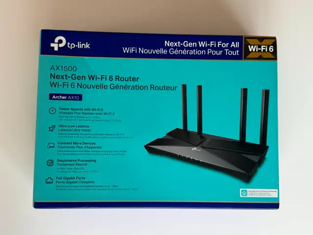 TP-Link AX1500 Wi-Fi 6 Router (Archer AX10) High-Speed Dual Band63735879002243120