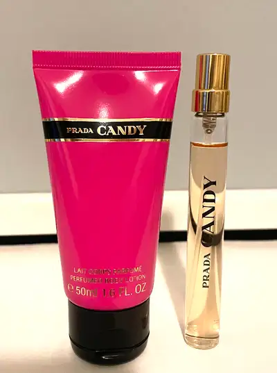 Prada lotion and travel size eau de perfume, View more