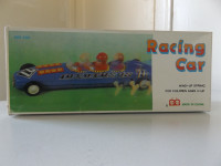 VINTAGE VOLTURE DE COURSE LOTUS WINDUP RACING CAR w/ BOX & KEY