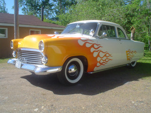 1952 FORD COUPE with flames  $23,500