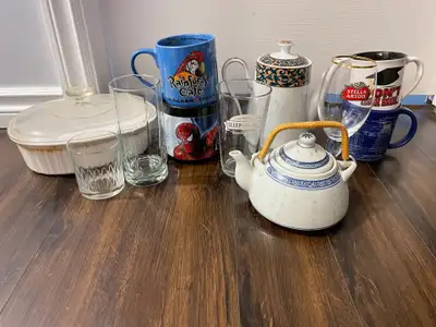 Coffee Cups / Tea Pots / Assorted Glassware, View more