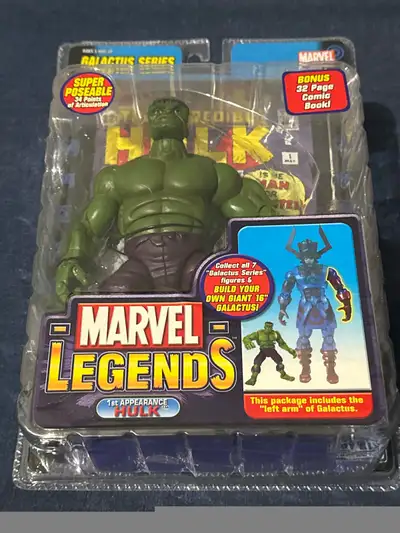 Marvel Legends BAF Galactus Series - 1st APPEARANCE HULK (ToyBiz, 2005) (K)