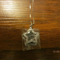 NEW 925 Silver Wish Star Necklace