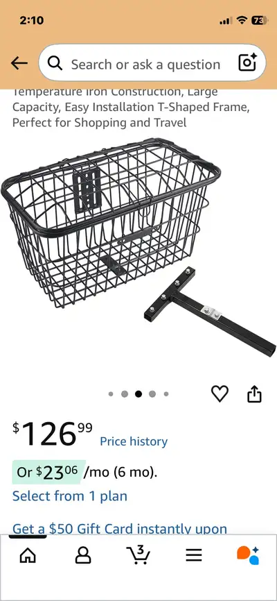 mobility scooter basket, View more