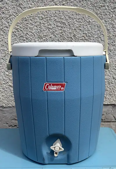 Vintage Coleman Roundabout 3 Gallon Water Jug Cooler, View more