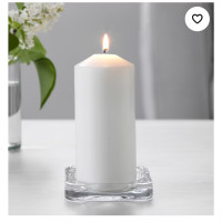 Brand New Glass Candle Holders