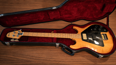 This 1978 Gibson Grabber fretless bass in natural finish features a DiMarzio Model G neck pickup, or...